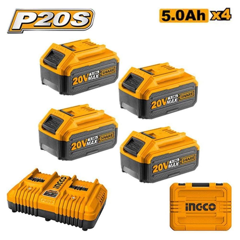 Ingco FBCLI20245 P20S Li-Ion Battery And Charger Kit - KHM Megatools Corp. Ingco FBCLI20245 P20S Li-Ion Battery And Charger Kit - KHM Megatools Corp.